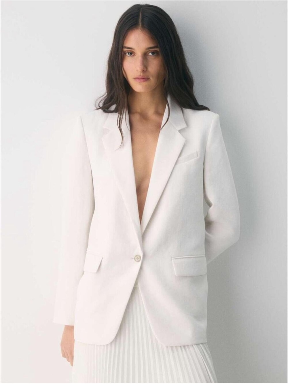 EUC Wilfred Generation Blazer- Crepette in color Light Birch (Size:XL)
